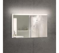 Schneider LOW basic Armoire de toilette, 2 portes, 171.330.02.0201, LOB 130/2/LED