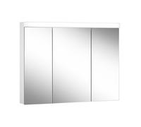 Schneider LOW basic LED Armoire de toilette avec éclairage, 3 portes 30/60/30cm, 1195x120x747mm, 171.321.02.0201, Exécution: norme UE/corps blanc/3000K