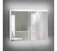 Schneider LOW plus Armoire de toilette, 2 portes, 172.100.02.02, LOP 100/2/LED