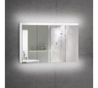 Schneider LOW plus Armoire de toilette, 3 portes, 172.121.02.02, LOP 120/3/LED