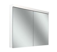 Schneider LOW plus LED armoire de toilette, 2 portes 50/50cm, 995x120x747mm, éclairage en haut, 172.100.02.02, Exécution: norme UE/corps blanc/4000K