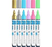 Schneider Marqueur Acrylique Paint-It 320 4mm Pochette Set2 6 Pièces Assorti