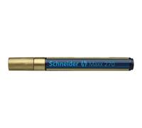 Schneider Marqueur Peinture Maxx 270 Noir. Pointe Ogive. 1-3mm. Pour Surfaces Lisses Et Rugueuses. Or.