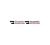 SCHNEIDER - Marqueur permanent 230, pointe ogive, rouge Largeur de tracé: env. 1,0 - 3,0 mm, rechargeable -123002