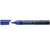 SCHNEIDER Marqueur permanent MAXX 230, corps en aluminium, pointe ogive, encre bleue à faible odeur