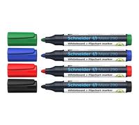 Schneider Marqueur Tableau Blanc Maxx 290 Pochette 4 Pièces Assorti