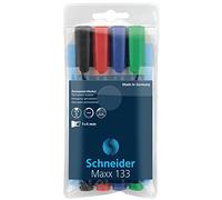 Schneider Marqueur permanent Maxx 133 Bleu foncé Pochette de 4