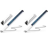 Schneider Maxx 242 Marqueur pour surgelés (Largeur de trait 1 mm, Résistant au gel jusqu'à -25 °C) Noir (Lot de 2)
