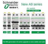 Schneider MCB interrupteur d'air 1/2/3/4P disjoncteur Miniature iC65N C ménage 2/3/4/6/10/16/20/25/32/40/50/60/63a interrupteur d'air Ac