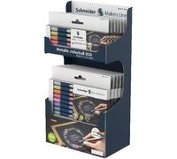 Schneider Metallic Rollerball Paint-It 050 0,4 mm, présentoir de 14 étuis assortis