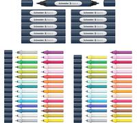 Schneider ML04010901 Schneider Paint-It 040 72 pièces Brush-Pens couleurs assorties