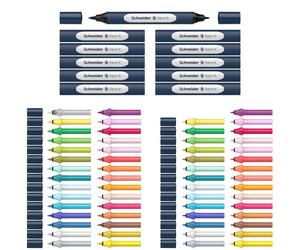 Schneider ML04010901 Schneider Paint-It 040 72 pièces Brush-Pens couleurs assorties