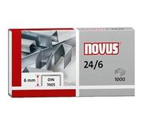 Novus Agrafes Office 040-0158 24/6, 1000 pièces, capacité d'agrafage 30 feuilles