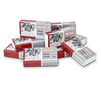 Schneider Novus agrafes pour agrafeuse de bureau HK 24/6 Super lot de 100 boîtes X 100)