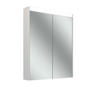 Schneider OBJECT Line Comfort armoire de toilette LED, 2 portes 35/35cm, 695x123x743mm, éclairage en haut, 204.070.02.02, Exécution: norme UE/corps blanc/4000K