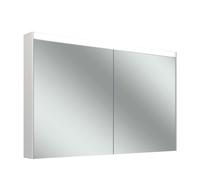 Schneider OBJECT Line Comfort armoire de toilette LED, 2 portes 60/60cm, 1195x123x743mm, éclairage en haut, 204.120.01.0201, Exécution: norme CH/corps blanc/3000K