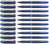 Schneider Optics – Stylos roller One Business – 0,6 mm – indélébiles – Lot de 10, bleu
