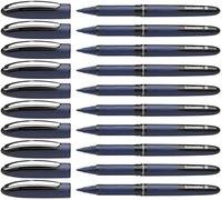 Schneider One Business (Stylos roller, non rétractable,indélébile) Lot de 10, Encre noire