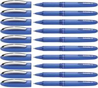 Schneider One Hybrid C (Stylos rollers à encre liquide, non rétractable, épaisseur de trait: 3 mm, Bleu) Lot de 10