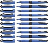 Schneider One Hybrid C (Stylos rollers à encre liquide, non rétractable, épaisseur de trait: 3 mm, Noir) Lot de 10
