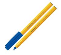 Schneider Pen Stylos à bille jetables Tops 505 F encre bleue avec capuchon – lot de 50