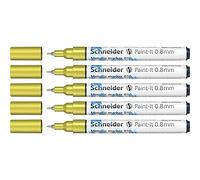 Schneider Paint-It 010 Marqueur, lot de 5 | Trait 0,8 mm