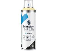 Schneider Paint-It 030 Supreme DIY Peinture acrylique (peinture aérosol très couvrante, résistante aux UV, 200 ml, spray acrylique pour presque tous les matériaux et surfaces) light yellow