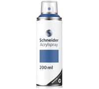 Schneider Paint-It 030 Supreme DIY Peinture acrylique (peinture aérosol très couvrante, résistante aux UV, 200 ml, spray acrylique pour presque tous les matériaux et surfaces) blue
