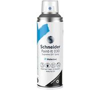 Schneider Paint-It 030 Supreme DIY Peinture acrylique (peinture aérosol très couvrante, résistante aux UV, 200 ml, spray acrylique pour presque tous les matériaux et surfaces) dark grey