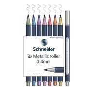 Schneider Stylos roller métalliques Paint-It 050 Pointe 0,4 mm Lot de 8 assortis