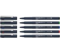 Schneider Pictus Fineliner (épaisseur de trait : 0,2 et 0,5 mm) couleurs assorties, étui de 5 pièces