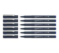 Schneider Pictus Lot de 6 feutres fins Bleu Épaisseur de trait 0,7 mm