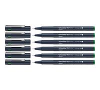 Schneider Pictus Lot de 6 feutres fins Vert Épaisseur de trait 0,3 mm