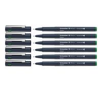 Schneider Pictus Lot de 6 feutres fins Vert Épaisseur de trait 0,9 mm