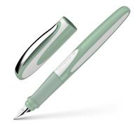 Schneider Ray 168413 Stylo plume pour gaucher avec cartouche d'encre standard bleu roi pistacchio