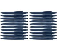 Schneider Reco - Lot de 20 stylos à bille, plastique recy ncre bleue - Bleu