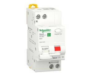 Schneider Resi9 RCBO 20A 30mA Type A Disjoncteur Différentiel - R9D01620