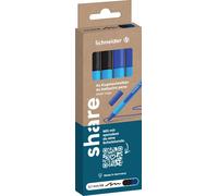 Schneider Schreibgeräte share 4-0044 Stylo-bille 0.7 mm couleur d'écriture: bleu, noir 1 pc(s)