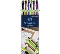 Schneider Schreibgeräte Stylo roller Fineliner Xpress 08 Karton-Etui 6 Stück 190086 6 pc(s)