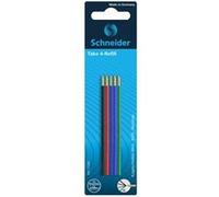 Schneider Schreibgeräte Take 4 Refill Moyen Noir, Bleu, Vert, Rouge 5 pièce(s) G