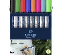 Schneider Schreibgeräte Whiteboard-Marker Maxx 290 8er Set sortiert, 6+2 Aktion 129098 Marqueur tableau blanc 8 pc(s)