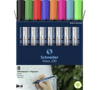 Schneider Schreibgeräte Whiteboard-Marker Maxx 290 8er Set sortiert, 6+2 Aktion 129098 Marqueur tableau blanc 8 pc(s)