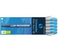 Schneider Slider basic Stylo-Bille Bleu clair Lot de 10