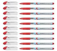 Schneider Slider Basic (Stylos à bille, pointe moyenne (M)) Lot de 10 Stylos, Encre rouge G