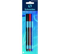 Schneider Slider Edge Lot de 3 stylos-billes Couleurs assorties Pointe taille XD