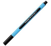 Schneider Slider Edge Stylo à bille Stick Pen, stylo à bille Noir (stylo à bille Stick Pen, Noir, Noir, Bleu, Acier inoxydable, 1, Medium)