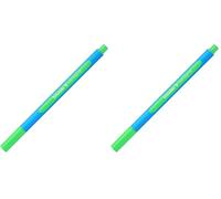 Schneider Slider Edge - Stylo avec technologie Viscoglide, XB, Encre Vert, 1 Unité (Lot de 2)