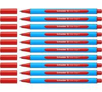 Schneider Slider Edge - Stylo Bille Rouge, Lot de 10