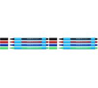 Schneider Slider Edge XB 152273 Lot de 8 stylos à bille triangulaires avec largeur de trait XB assortis dans une boîte à crayons