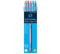 Schneider Pen Stylos à bille Slider Edge XB Pastel 152220 - Lot de 10 assortis